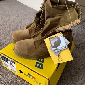 Steel toe boot size 9.5